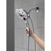 Delta In2ItionH20kinetic 5-Setting Two-In-One Shower 58620-25-PK
